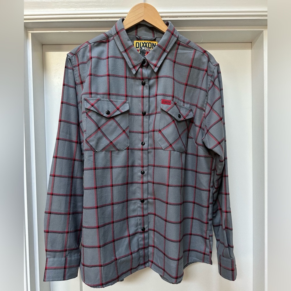 EUC Dixon fire smoke eater snap front flannel. 2XL